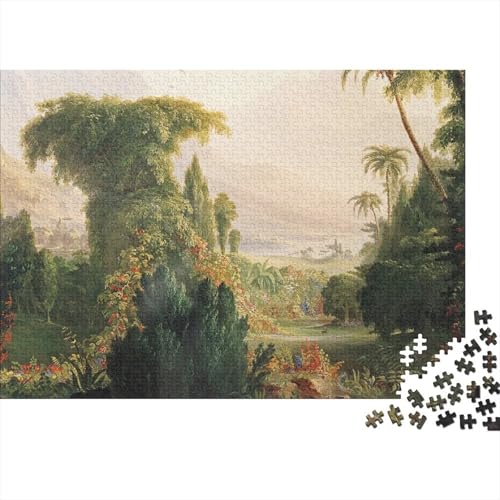 Thomas Cole Puzzle Spiel 1000 Teile Museums Puzzlespiel Für Erwachsene, Ölmalerei Impossible Puzzles, Kunst Holzpuzzle, Puzzler 1000 Pcs von XCOFG