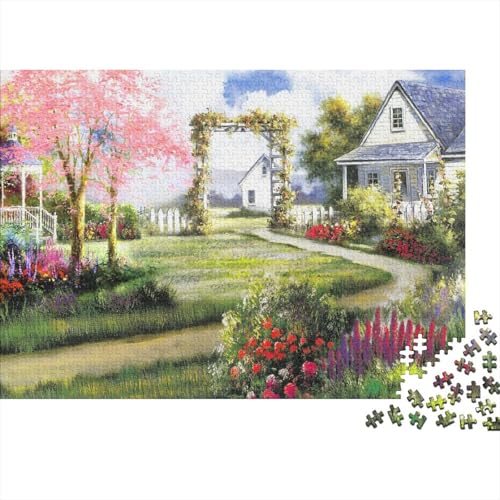 Thomas Kinkade Holz Puzzle 1000 Teile, Weltberühmte Gemälde Puzzles, Lernspiel Herausforderung Spielzeug Kunst Puzzle, Übung Für Den Geist, Museums Puzzlespiel 1000 Pcs von XCOFG