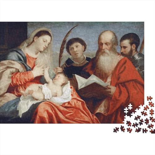 Titian Holz Ölmalerei Puzzle, 1000-Teilige Museums Puzzles, Geschicklichkeitsspiel, Für Erwachsene Kunst Puzzlespiel Piele Spielzeug Geschenk Titian Holz Ölmalerei Puzzle, 1000-Teilige Museums Puzzles, Geschicklichkeitsspiel, Für Erwachsene Kunst Puzzlespiel Piele Spielzeug Geschenk von XCOFG