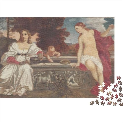 Titian Puzzle, Kunst Holzpuzzle, Museums Puzzles 1000 Teile, Ölmalerei Puzzlespiel, Gehirntraining Spielzeug Für Kinder, Impossible Puzzles Titian Puzzle, Kunst Holzpuzzle, Museums Puzzles 1000 Teile, Ölmalerei Puzzlespiel, Gehirntraining Spielzeug Für Kinder, Impossible Puzzles von XCOFG