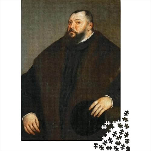 Titian Puzzle, Museums Holzpuzzle, Ölmalerei Puzzles 1000 Teile, Kunst Puzzlespiel, Gehirntraining Spielzeug Für Kinder, Impossible Puzzles von XCOFG