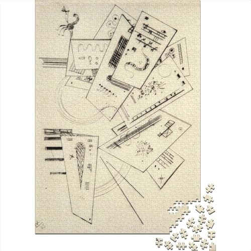 Wassily Kandinsky 1000 Teile Museums Puzzle Spiele, Skizze Puzzles, Geburtstagsgeschenke, Für Weihnachten Und Valentinstag, Puzzlespiel Familienlernspiel Wassily Kandinsky 1000 Teile Museums Puzzle Spiele, Skizze Puzzles, Geburtstagsgeschenke, Für Weihnachten Und Valentinstag, Puzzlespiel Familienlernspiel von XCOFG