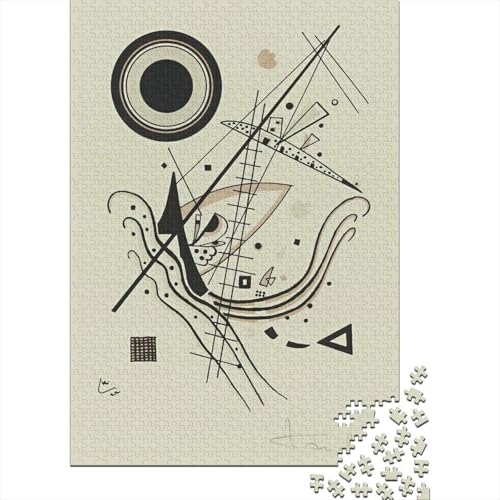 Wassily Kandinsky Holz Kunst Puzzle, 1000-Teilige Skizze Puzzles, Geschicklichkeitsspiel, Für Erwachsene Museums Puzzlespiel Piele Spielzeug Geschenk Wassily Kandinsky Holz Kunst Puzzle, 1000-Teilige Skizze Puzzles, Geschicklichkeitsspiel, Für Erwachsene Museums Puzzlespiel Piele Spielzeug Geschenk von XCOFG
