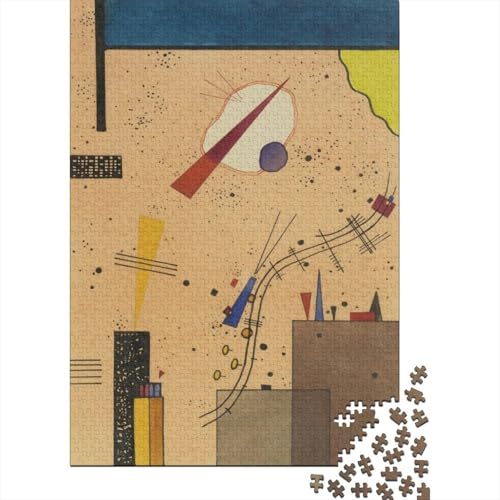Wassily Kandinsky Holz Puzzle 1000 Teile Puzzles Für Erwachsene Lernspiel Herausforderungsspielzeug,Übung Für Den Geist, 1000 Teilige Puzzlespiel 1000 Pcs Wassily Kandinsky Holz Puzzle 1000 Teile Puzzles Für Erwachsene Lernspiel Herausforderungsspielzeug,Übung Für Den Geist, 1000 Teilige Puzzlespiel 1000 Pcs von XCOFG