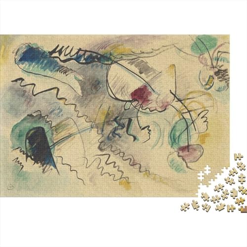 Wassily Kandinsky Holz-Puzzles Ölmalerei Puzzle Für Erwachsene, Tolles Geschenk Lernspiel Spielzeug Geschenk Für Kunst Holzpuzzle 1000 Pcs Wassily Kandinsky Holz-Puzzles Ölmalerei Puzzle Für Erwachsene, Tolles Geschenk Lernspiel Spielzeug Geschenk Für Kunst Holzpuzzle 1000 Pcs von XCOFG