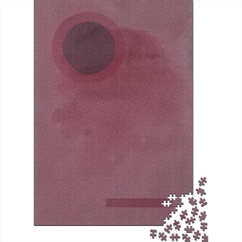 Wassily Kandinsky Kunst Holz Puzzle Impossible Puzzle 1000 Teile Puzzles Für Erwachsene Klassische Puzzlespiel Schwer Pädagogisches Spielzeug Weltberühmte Gemälde Puzzel von XCOFG