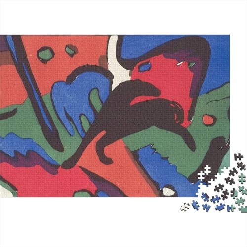 Wassily Kandinsky Puzzle Spiel 1000 Teile Ölmalerei Puzzlespiel Für Erwachsene, Kunst Impossible Puzzles, Museums Holzpuzzle, Puzzler 1000 Pcs von XCOFG