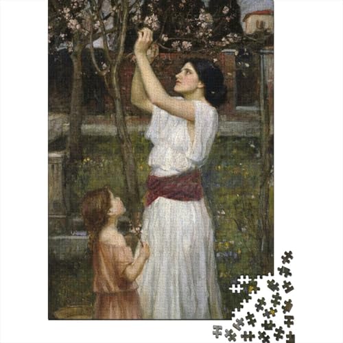 Waterhouse Holz-Puzzles Ölmalerei Puzzle Für Erwachsene, Tolles Geschenk Lernspiel Spielzeug Geschenk Für Museums Holzpuzzle 1000 Pcs von XCOFG
