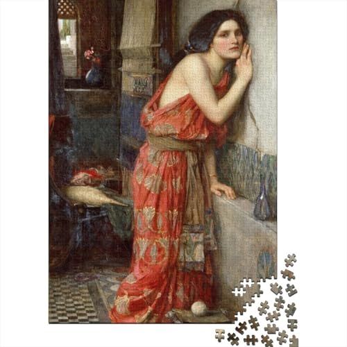 Waterhouse Holz Weltberühmte Gemälde Puzzle, 1000-Teilige Ölmalerei Puzzles, Geschicklichkeitsspiel, Für Erwachsene Kunst Puzzlespiel Piele Spielzeug Geschenk von XCOFG