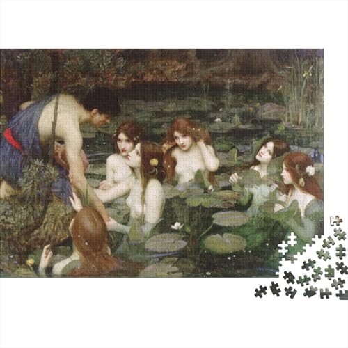 Waterhouse Puzzle Spiel 1000 Teile Weltberühmte Gemälde Puzzlespiel Für Erwachsene, Ölmalerei Impossible Puzzles, Museums Holzpuzzle, Puzzler 1000 Pcs Waterhouse Puzzle Spiel 1000 Teile Weltberühmte Gemälde Puzzlespiel Für Erwachsene, Ölmalerei Impossible Puzzles, Museums Holzpuzzle, Puzzler 1000 Pcs von XCOFG