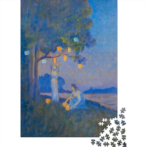 Weltberühmte Gemälde Alphonse Osbert Puzzle 1000 Teile, Kunst Puzzles Für Erwachsene, Geschicklichkeitsspiel Für Die Ganze Familie, Übung Für Den Geist, Ideal Als Wandbild von XCOFG