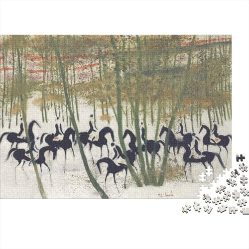 Weltberühmte Gemälde André Brasilier Puzzle 1000 Teile, Ölmalerei Puzzles Für Erwachsene, Geschicklichkeitsspiel Für Die Ganze Familie, Übung Für Den Geist, Ideal Als Wandbild Weltberühmte Gemälde André Brasilier Puzzle 1000 Teile, Ölmalerei Puzzles Für Erwachsene, Geschicklichkeitsspiel Für Die Ganze Familie, Übung Für Den Geist, Ideal Als Wandbild von XCOFG