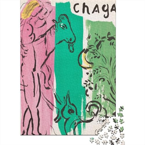 Weltberühmte Gemälde Marc Chagall Puzzle 1000 Teile, Kunst Puzzles Für Erwachsene, Geschicklichkeitsspiel Für Die Ganze Familie, Übung Für Den Geist, Ideal Als Wandbild Weltberühmte Gemälde Marc Chagall Puzzle 1000 Teile, Kunst Puzzles Für Erwachsene, Geschicklichkeitsspiel Für Die Ganze Familie, Übung Für Den Geist, Ideal Als Wandbild von XCOFG