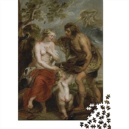 Weltberühmte Gemälde Peter Paul Rubens Puzzles Für Erwachsene, Übung Für Den Geist, Geschenk-Idee, Nachhaltiges Ölmalerei Puzzle Tolles Geschenk Familientreffen Spiele 1000 Teile von XCOFG