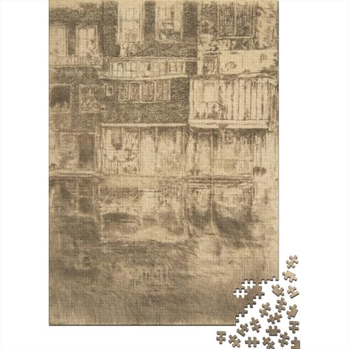 Whistler Puzzles 1000 Teile Für Erwachsene, Druckgrafik Impossible Puzzle, Farbenfrohes Legespiel Museums Puzzlespiel, Geschicklichkeitsspiel Für Die Ganze Familie von XCOFG