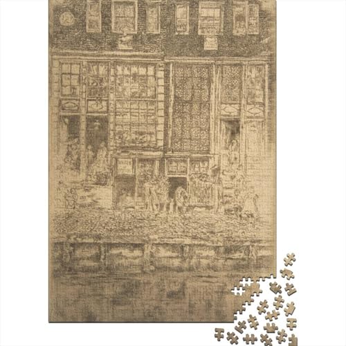 Whistler Puzzles 1000 Teile Für Erwachsene, Kunst Impossible Puzzle, Farbenfrohes Legespiel Druckgrafik Puzzlespiel, Geschicklichkeitsspiel Für Die Ganze Familie von XCOFG