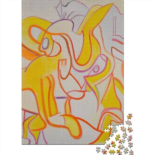 Willem De Kooning Holz Puzzle 1000 Teile Für Erwachsene, Museums Impossible Puzzles, Farbenfrohes Legespiel, Geschicklichkeitsspiel Für Die Ganze Familie, Kunst Puzzle Willem De Kooning Holz Puzzle 1000 Teile Für Erwachsene, Museums Impossible Puzzles, Farbenfrohes Legespiel, Geschicklichkeitsspiel Für Die Ganze Familie, Kunst Puzzle von XCOFG