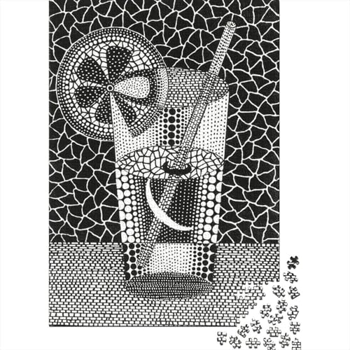 Yayoi Kusama Skizze Puzzle 1000 Teile Erwachsene, Lustige Druckgrafik Puzzles Geschenk-Idee Für Geburtstag, Weihnachten, Halloween Und Valentinstag von XCOFG