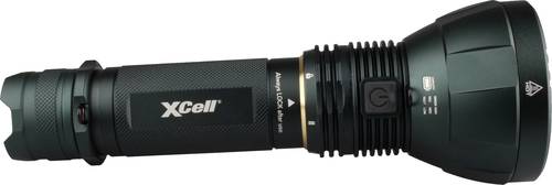 XCell 146475 LED Taschenlampe Große Reichweite, mit Koffer, mit Stroboskopmodus, verstellbar, mit H von XCell