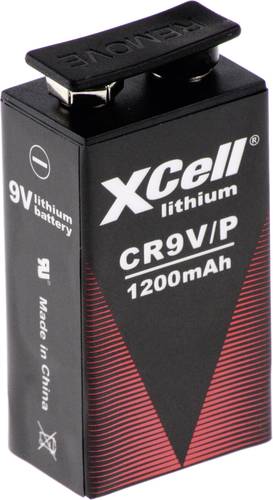 XCell CR9V/P 9V Block-Batterie Lithium 1200 mAh 9V 1St. von XCell