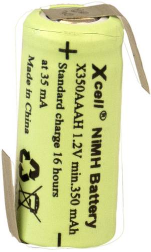 XCell X1/2AAAH-350-LFZ Spezial-Akku 1/2 AAA Z-Lötfahne NiMH 1.2V 350 mAh von XCell