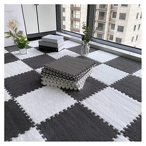 20-teilige Schaumstoff-Bodenmatte, Puzzle-Spielmatte für Zuhause, Wohnzimmer, Schlafzimmer, Puzzlematte, ineinandergreifender Teppich, weiche Schaumstoffmatten,,Gray White 1cm 20-teilige Schaumstoff-Bodenmatte, Puzzle-Spielmatte für Zuhause, Wohnzimmer, Schlafzimmer, Puzzlematte, ineinandergreifender Teppich, weiche Schaumstoffmatten,,Gray White 1cm von XDAWQP