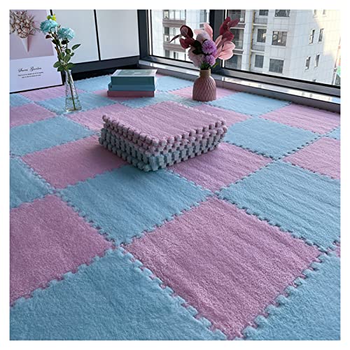 20-teilige Schaumstoff-Bodenmatte, Puzzle-Spielmatte für Zuhause, Wohnzimmer, Schlafzimmer, Puzzlematte, ineinandergreifender Teppich, weiche Schaumstoffmatten,,Light Blue Pink 0.6cm 20-teilige Schaumstoff-Bodenmatte, Puzzle-Spielmatte für Zuhause, Wohnzimmer, Schlafzimmer, Puzzlematte, ineinandergreifender Teppich, weiche Schaumstoffmatten,,Light Blue Pink 0.6cm von XDAWQP