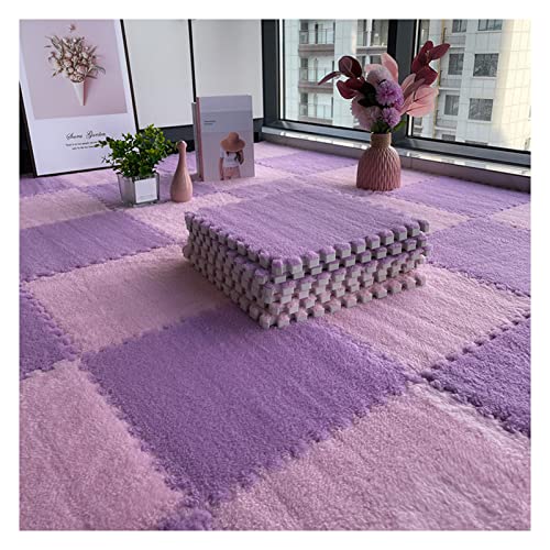 20-teilige Schaumstoff-Bodenmatte, Puzzle-Spielmatte für Zuhause, Wohnzimmer, Schlafzimmer, Puzzlematte, ineinandergreifender Teppich, weiche Schaumstoffmatten,,Light Purple Pink 0.6cm 20-teilige Schaumstoff-Bodenmatte, Puzzle-Spielmatte für Zuhause, Wohnzimmer, Schlafzimmer, Puzzlematte, ineinandergreifender Teppich, weiche Schaumstoffmatten,,Light Purple Pink 0.6cm von XDAWQP