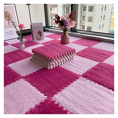 20-teilige Schaumstoff-Bodenmatte, Puzzle-Spielmatte für Zuhause, Wohnzimmer, Schlafzimmer, Puzzlematte, ineinandergreifender Teppich, weiche Schaumstoffmatten,,Rose+pink 1cm 20-teilige Schaumstoff-Bodenmatte, Puzzle-Spielmatte für Zuhause, Wohnzimmer, Schlafzimmer, Puzzlematte, ineinandergreifender Teppich, weiche Schaumstoffmatten,,Rose+pink 1cm von XDAWQP