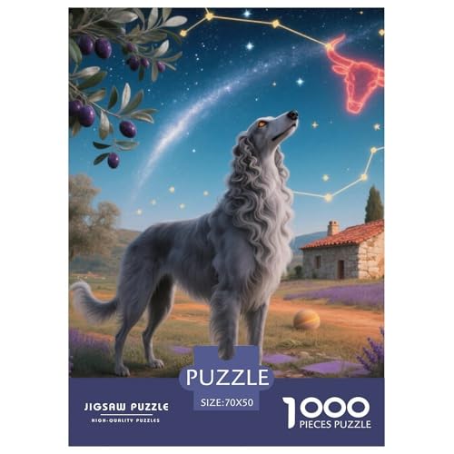 Afghanischer Hund Jigsaw Geeignet Für Erwachsene Und Kinder Kreativ 1000 Stück niedlich Haustier Spaß Herausforderend Unique Home Decor 70x50cm Afghanischer Hund Jigsaw Geeignet Für Erwachsene Und Kinder Kreativ 1000 Stück niedlich Haustier Spaß Herausforderend Unique Home Decor 70x50cm von XDDBYUIZP