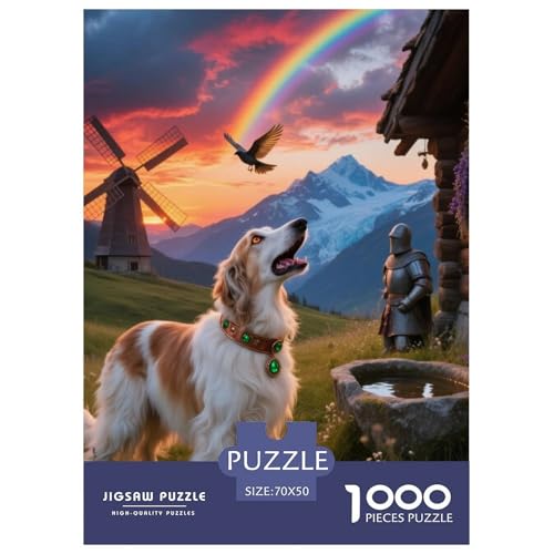 Afghanischer Hund Jigsaw Geeignet Für Erwachsene Und Kinder Kreativ 1000 Stück niedlich Haustier Spiele Unique Home Decor 70x50cm Afghanischer Hund Jigsaw Geeignet Für Erwachsene Und Kinder Kreativ 1000 Stück niedlich Haustier Spiele Unique Home Decor 70x50cm von XDDBYUIZP