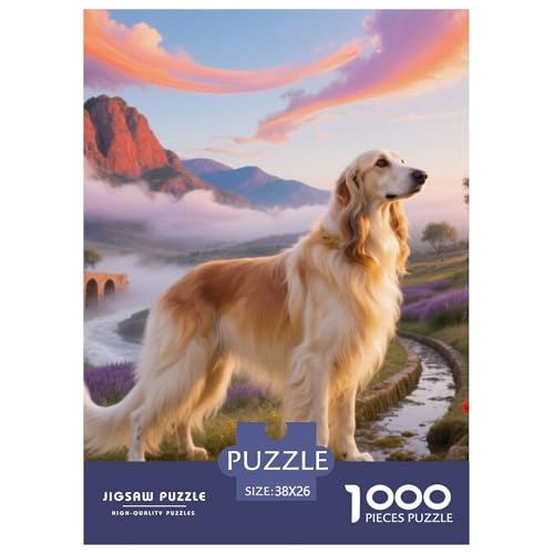 Afghanischer Hund Jigsaw Geeignet Für Erwachsene Und Kinder Kreativ 1000 Teile niedlich Haustier Spaß Herausforderend Unique Home Decor 38x26cm Afghanischer Hund Jigsaw Geeignet Für Erwachsene Und Kinder Kreativ 1000 Teile niedlich Haustier Spaß Herausforderend Unique Home Decor 38x26cm von XDDBYUIZP