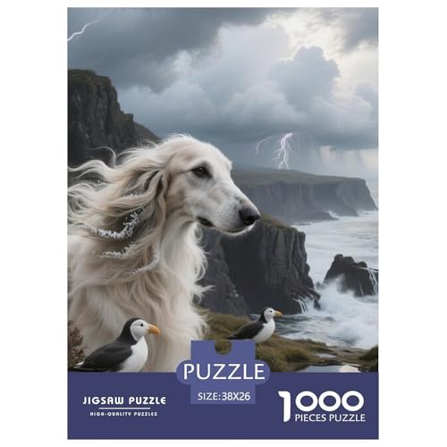 Afghanischer Hund Jigsaw Geeignet Für Erwachsene Und Kinder Kreativ 1000 Teile niedlich Haustier Spaß Herausforderend Unique Home Decor 38x26cm Afghanischer Hund Jigsaw Geeignet Für Erwachsene Und Kinder Kreativ 1000 Teile niedlich Haustier Spaß Herausforderend Unique Home Decor 38x26cm von XDDBYUIZP