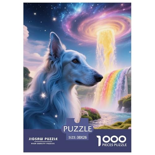 Afghanischer Hund Jigsaw Geeignet Für Erwachsene Und Kinder Kreativ 1000 Teile niedlich Haustier Spaß Herausforderend Unique Home Decor 38x26cm von XDDBYUIZP