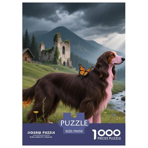 Afghanischer Hund Puzzle Geeignet Für Erwachsene Und Kinder Kreativ 1000 Stück niedlich Haustier Spaß Herausforderend Unique Home Decor 70x50cm Afghanischer Hund Puzzle Geeignet Für Erwachsene Und Kinder Kreativ 1000 Stück niedlich Haustier Spaß Herausforderend Unique Home Decor 70x50cm von XDDBYUIZP