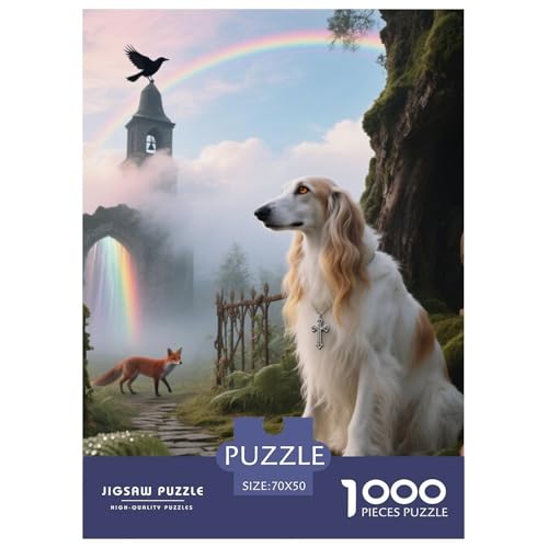 Afghanischer Hund Puzzle Geeignet Für Erwachsene Und Kinder Kreativ 1000 Teile niedlich Haustier Spaß Herausforderend Unique Home Decor 70x50cm Afghanischer Hund Puzzle Geeignet Für Erwachsene Und Kinder Kreativ 1000 Teile niedlich Haustier Spaß Herausforderend Unique Home Decor 70x50cm von XDDBYUIZP