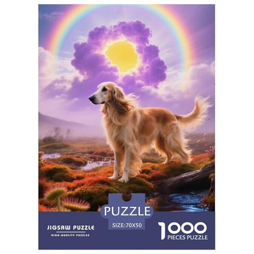 Afghanischer Hund Puzzle Geeignet Für Erwachsene Und Kinder Kreativ 1000 Teile niedlich Haustier Spaß Herausforderend Unique Home Decor 70x50cm Afghanischer Hund Puzzle Geeignet Für Erwachsene Und Kinder Kreativ 1000 Teile niedlich Haustier Spaß Herausforderend Unique Home Decor 70x50cm von XDDBYUIZP