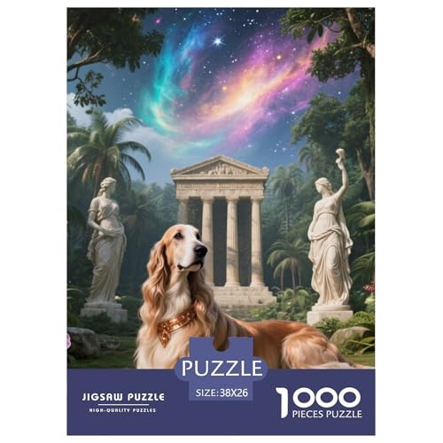 Afghanischer Hund Puzzle Geeignet Für Erwachsene Und Kinder Kreativ 1000 Teile niedlich Haustier Spiele Unique Home Decor 38x26cm Afghanischer Hund Puzzle Geeignet Für Erwachsene Und Kinder Kreativ 1000 Teile niedlich Haustier Spiele Unique Home Decor 38x26cm von XDDBYUIZP