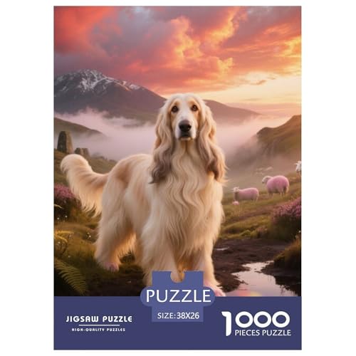 Afghanischer Hund Puzzles Geeignet Für Erwachsene Und Kinder Kreativ 1000 Stück niedlich Haustier Spaß Herausforderend Unique Home Decor 38x26cm Afghanischer Hund Puzzles Geeignet Für Erwachsene Und Kinder Kreativ 1000 Stück niedlich Haustier Spaß Herausforderend Unique Home Decor 38x26cm von XDDBYUIZP
