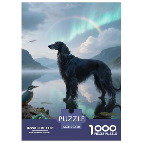 Afghanischer Hund Puzzles Geeignet Für Erwachsene Und Kinder Kreativ 1000 Stück niedlich Haustier Spaß Herausforderend Unique Home Decor 70x50cm Afghanischer Hund Puzzles Geeignet Für Erwachsene Und Kinder Kreativ 1000 Stück niedlich Haustier Spaß Herausforderend Unique Home Decor 70x50cm von XDDBYUIZP