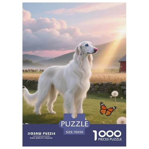 Afghanischer Hund Puzzles Geeignet Für Erwachsene Und Kinder Kreativ 1000 Teile niedlich Haustier Spaß Herausforderend Unique Home Decor 70x50cm Afghanischer Hund Puzzles Geeignet Für Erwachsene Und Kinder Kreativ 1000 Teile niedlich Haustier Spaß Herausforderend Unique Home Decor 70x50cm von XDDBYUIZP