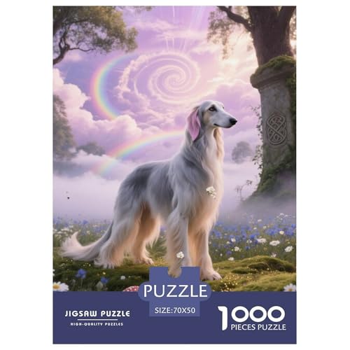 Afghanischer Hund Puzzles Geeignet Für Erwachsene Und Kinder Kreativ 1000 Teile niedlich Haustier Spaß Herausforderend Unique Home Decor 70x50cm Afghanischer Hund Puzzles Geeignet Für Erwachsene Und Kinder Kreativ 1000 Teile niedlich Haustier Spaß Herausforderend Unique Home Decor 70x50cm von XDDBYUIZP