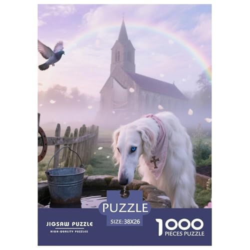 Afghanischer Hund Puzzles Geeignet Für Erwachsene Und Kinder Kreativ 1000 Teile niedlich Haustier Spiele Unique Home Decor 38x26cm Afghanischer Hund Puzzles Geeignet Für Erwachsene Und Kinder Kreativ 1000 Teile niedlich Haustier Spiele Unique Home Decor 38x26cm von XDDBYUIZP