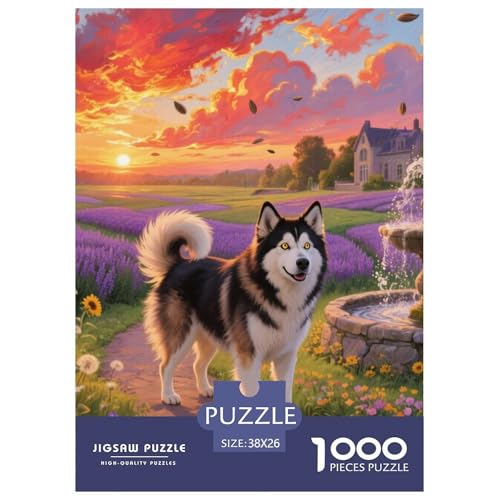 Alaskanische Malamute Puzzle Geeignet Für Erwachsene Und Kinder Kreativ 1000 Teile niedlich Haustier Spiele Unique Home Decor 38x26cm Alaskanische Malamute Puzzle Geeignet Für Erwachsene Und Kinder Kreativ 1000 Teile niedlich Haustier Spiele Unique Home Decor 38x26cm von XDDBYUIZP