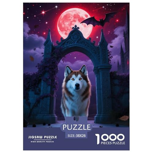 Alaskanische Malamute Puzzles Geeignet Für Erwachsene Und Kinder Kreativ 1000 Teile niedlich Haustier Spiele Unique Home Decor 38x26cm Alaskanische Malamute Puzzles Geeignet Für Erwachsene Und Kinder Kreativ 1000 Teile niedlich Haustier Spiele Unique Home Decor 38x26cm von XDDBYUIZP