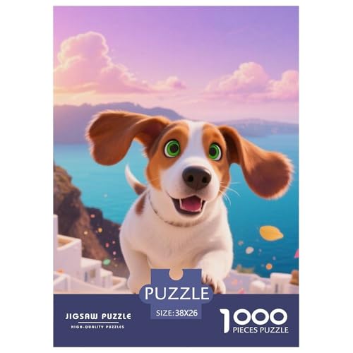 Basset Hund Puzzles Geeignet Für Erwachsene Und Kinder Kreativ 1000 Teile niedlich Haustier Spaß Herausforderend Unique Home Decor 38x26cm Basset Hund Puzzles Geeignet Für Erwachsene Und Kinder Kreativ 1000 Teile niedlich Haustier Spaß Herausforderend Unique Home Decor 38x26cm von XDDBYUIZP
