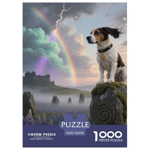 Beagle Hunde Jigsaw Geeignet Für Erwachsene Und Kinder Kreativ 1000 Teile niedlich Haustier Spiele Unique Home Decor 70x50cm/ Beagle Hunde Jigsaw Geeignet Für Erwachsene Und Kinder Kreativ 1000 Teile niedlich Haustier Spiele Unique Home Decor 70x50cm/ von XDDBYUIZP