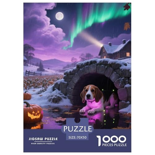 Beagle Hunde Puzzle Geeignet Für Erwachsene Und Kinder Kreativ 1000 Stücke niedlich Haustier Spiele Unique Home Decor 70x50cm/ Beagle Hunde Puzzle Geeignet Für Erwachsene Und Kinder Kreativ 1000 Stücke niedlich Haustier Spiele Unique Home Decor 70x50cm/ von XDDBYUIZP