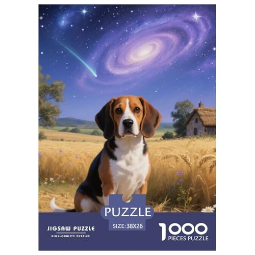 Beagle Hunde Puzzle Geeignet Für Erwachsene Und Kinder Kreativ 1000 Teile niedlich Haustier Spiele Unique Home Decor 38x26cm/ Beagle Hunde Puzzle Geeignet Für Erwachsene Und Kinder Kreativ 1000 Teile niedlich Haustier Spiele Unique Home Decor 38x26cm/ von XDDBYUIZP