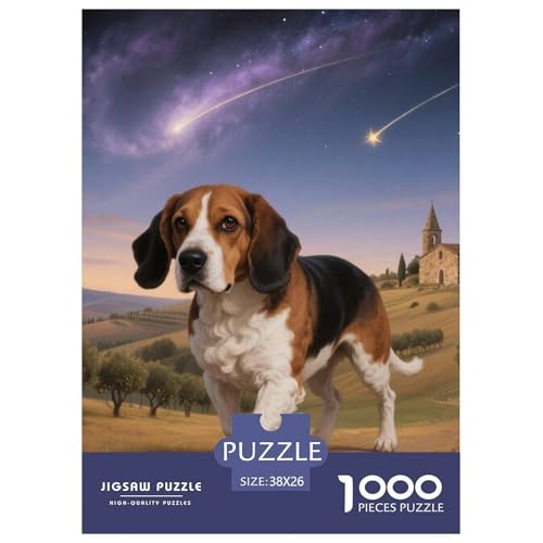 Beagle Hunde Puzzles Geeignet Für Erwachsene Und Kinder Kreativ 1000 Teile niedlich Haustier Spaß Herausforderend Unique Home Decor 38x26cm/ Beagle Hunde Puzzles Geeignet Für Erwachsene Und Kinder Kreativ 1000 Teile niedlich Haustier Spaß Herausforderend Unique Home Decor 38x26cm/ von XDDBYUIZP